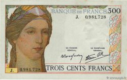 300 Francs FRANCE  1938 F.29.01 VF