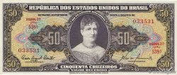 50 Cruzeiros BRAZIL  1961 P.161c