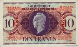 10 Francs GUADELOUPE  1944 P.27a MBC+