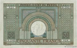 50 Francs MAROC  1947 P.21 TB+