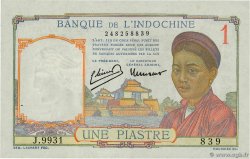 1 Piastre INDOCHINE FRANÇAISE  1945 P.054e SUP