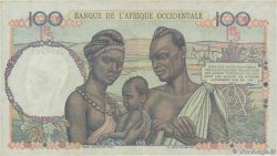 100 Francs FRENCH WEST AFRICA  1952 P.40 SS