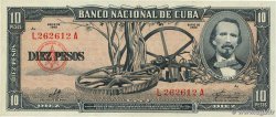 10 Pesos KUBA  1960 P.088c