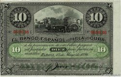 10 Pesos KUBA  1896 P.049a