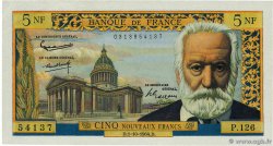 5 Nouveaux Francs VICTOR HUGO FRANCE  1964 F.56.16 SUP+