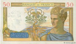 50 Francs CÉRÈS modifié FRANKREICH  1939 F.18.21 fVZ