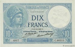 10 Francs MINERVE FRANCE  1927 F.06.12