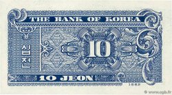 10 Jeon SOUTH KOREA   1962 P.28a UNC