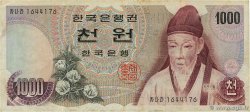 1000 Won CORÉE DU SUD  1975 P.44 TB