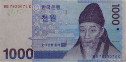 1000 Won CORÉE DU SUD  2007 P.54a
