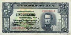 5 Pesos URUGUAY  1939 P.036b TTB+