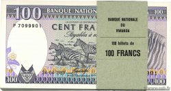 100 Francs Liasse RUANDA  1989 P.19a FDC