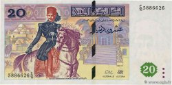 20 Dinars TUNISIA  1992 P.88 VF+