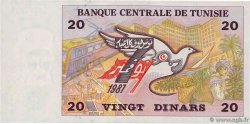 20 Dinars TUNISIE  1992 P.88 TTB+