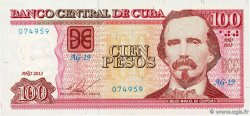 100 Pesos CUBA  2013 P.129e UNC