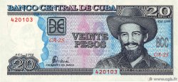 20 Pesos CUBA  1998 P.118a UNC-