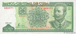 5 Pesos KUBA  2002 P.116e ST