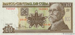 10 Pesos CUBA  1997 P.117a