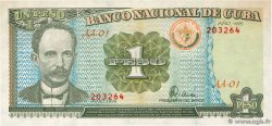 1 Peso CUBA  1995 P.112 UNC-