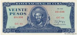 20 Pesos CUBA  1990 P.105d FDC