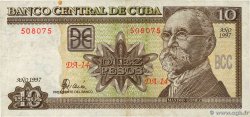 10 Pesos CUBA  1997 P.117a