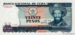 20 Pesos CUBA  1991 P.110a