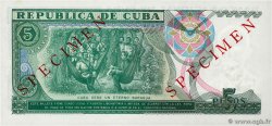 5 Pesos Spécimen CUBA  1991 P.108s  AU