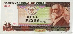 10 Pesos CUBA  1991 P.109