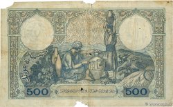 500 Francs TUNISIA  1939 P.14 G