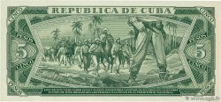 5 Pesos CUBA  1972 P.103b SC+