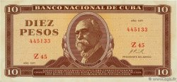 10 Pesos KUBA  1971 P.104a