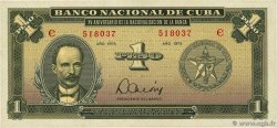 1 Peso CUBA  1975 P.106a XF