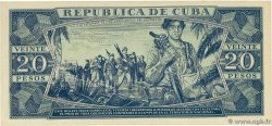 20 Pesos CUBA  1961 P.097x UNC-