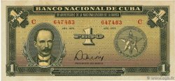 1 Peso CUBA  1975 P.106a