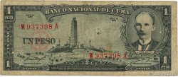 1 Peso CUBA  1957 P.087b q.MB