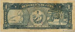 1 Peso CUBA  1958 P.087c RC+