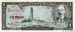 1 Peso CUBA  1958 P.087c MBC