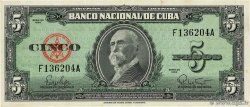 5 Pesos CUBA  1960 P.092a