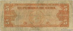 5 Pesos CUBA  1949 P.078b RC