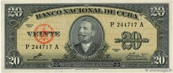 20 Pesos  CUBA  1960 P.080c q.FDC