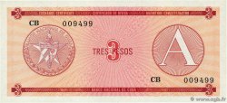 3 Pesos CUBA  1985 P.FX02 NEUF