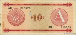 10 Pesos CUBA  1985 P.FX04 F