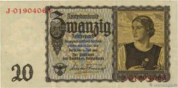 20 Reichsmark GERMANIA  1939 P.185 q.SPL