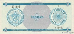 3 Pesos CUBA  1987 P.FX12 FDC