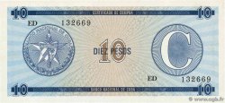 10 Pesos CUBA  1990 P.FX22 FDC