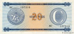 20 Pesos KUBA  1990 P.FX23