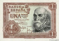 1 Peseta ESPAÑA  1953 P.144