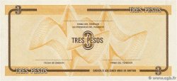 3 Peso CUBA  1985 P.FX33 q.FDC