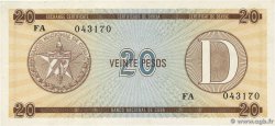 20 Pesos CUBA  1985 P.FX36 VF