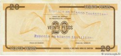 20 Pesos CUBA  1985 P.FX36 MB